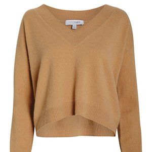 Intermix V Neck Elroy Sweater Tan / Camel Color Color Size P Like New (V2)